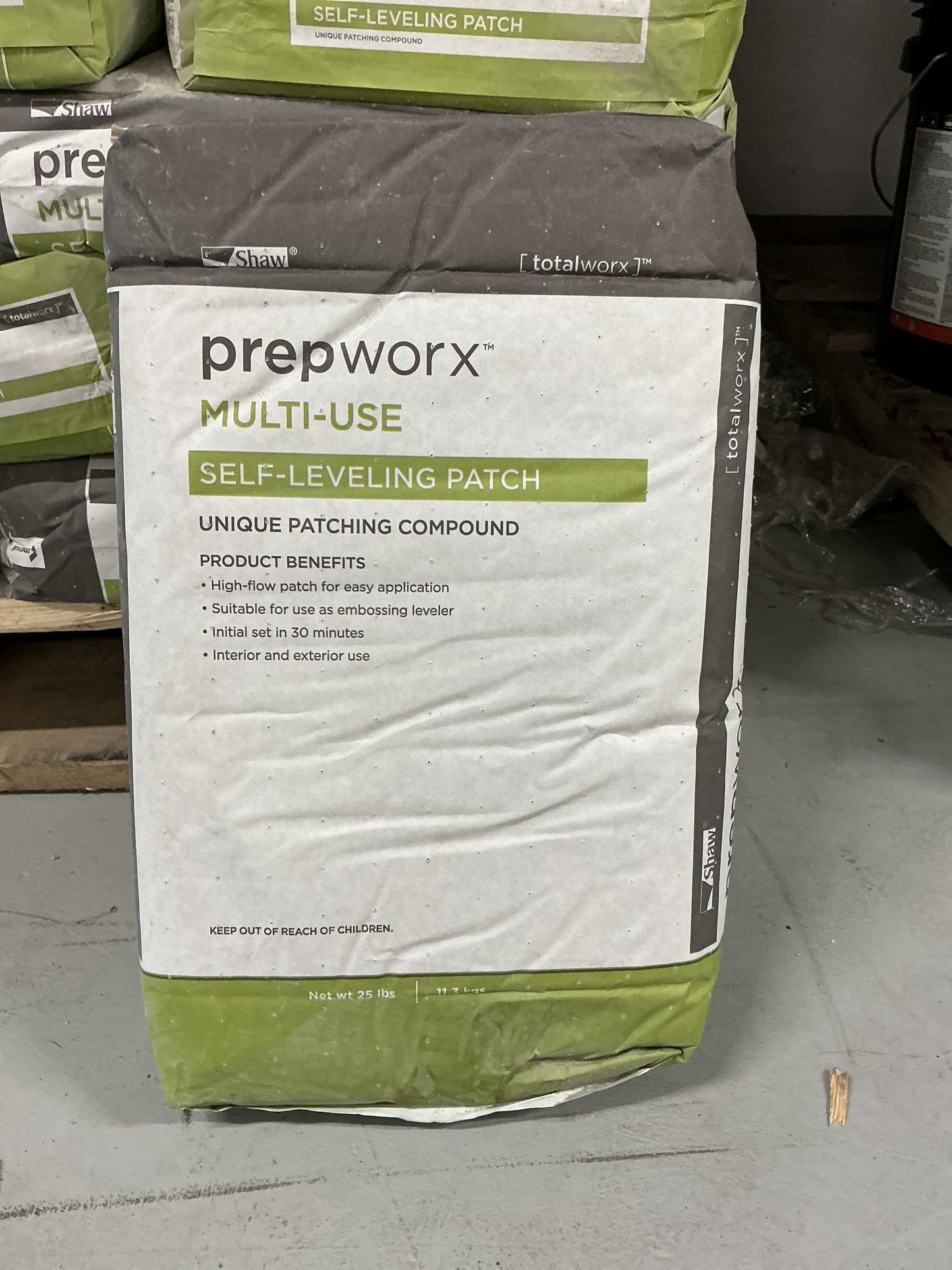 PREPWORX Self-Leveling Patch 25 LBS Bags