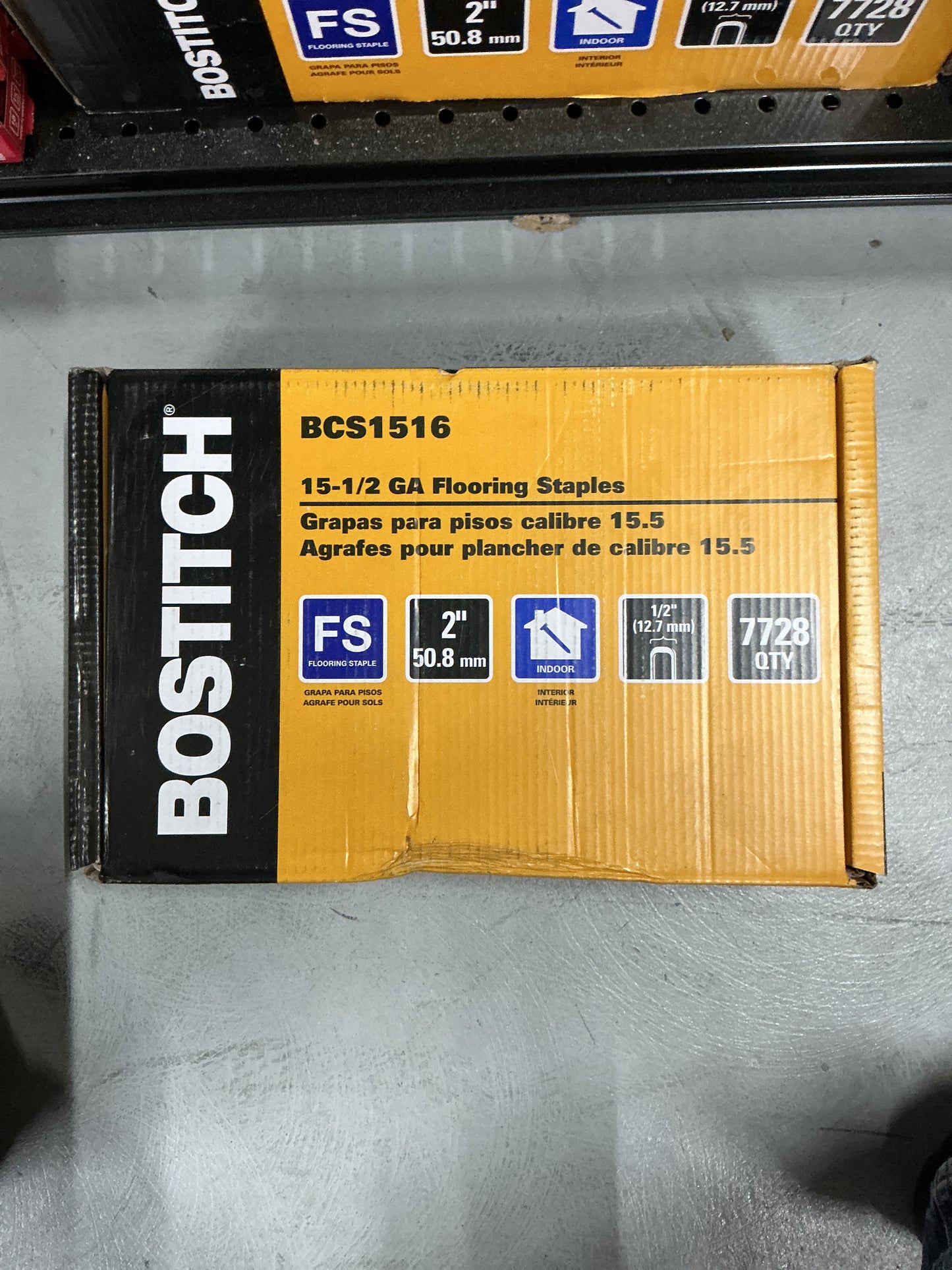 BOSTITCH 2" Chisel Point Staples (7728 per Box)