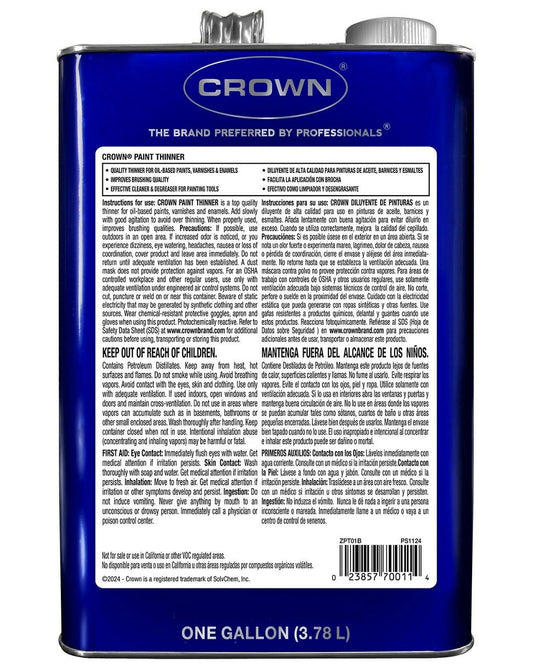Crown Paint Thinner Metal 1-Gal