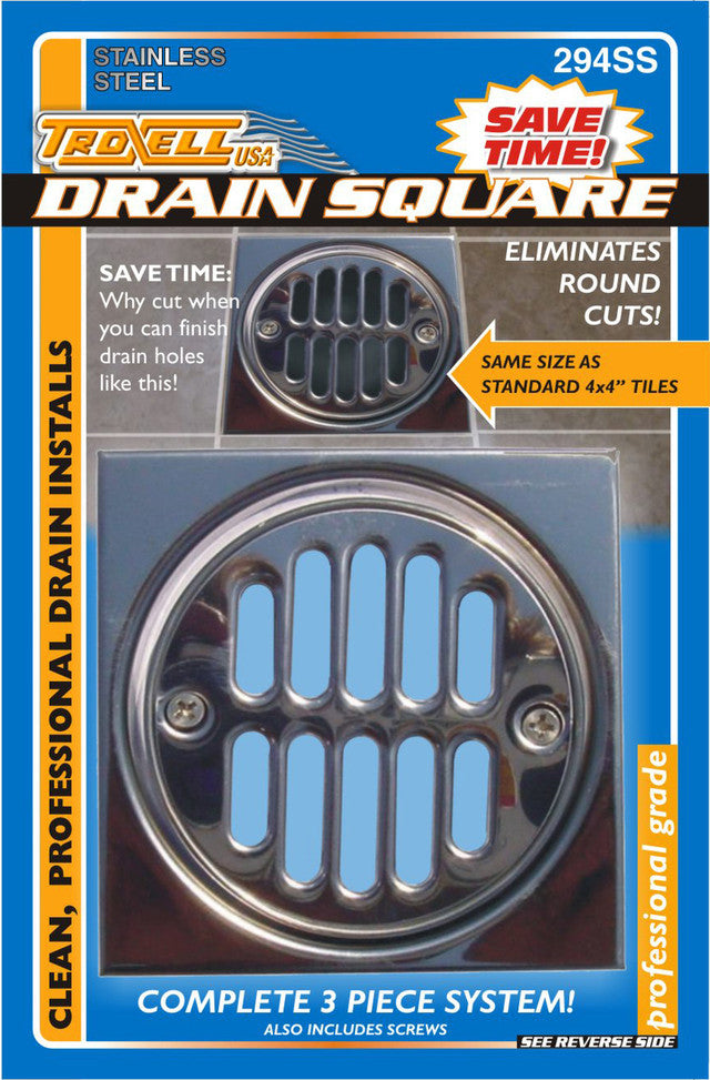 Troxell 4.5" Stainless Steel Drain Frame