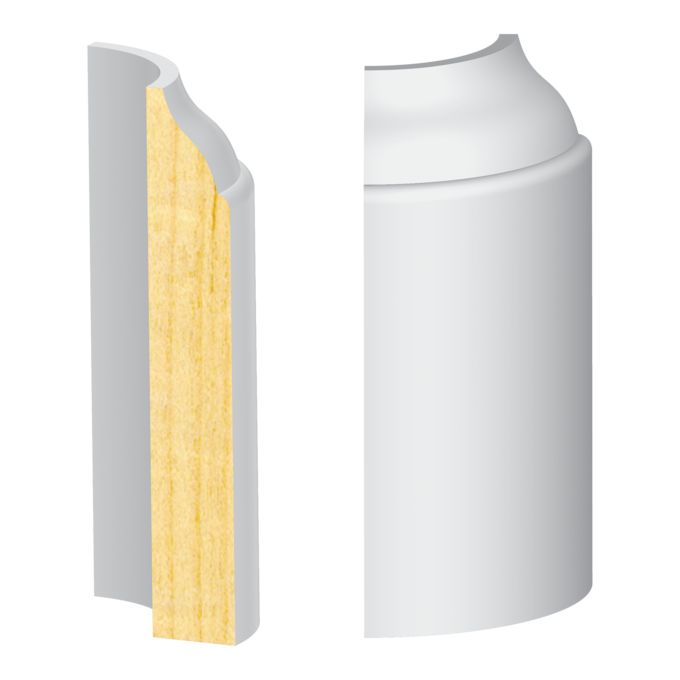 CORONADO BASE CORNER PRIMED 9/16" X 3-1/4"