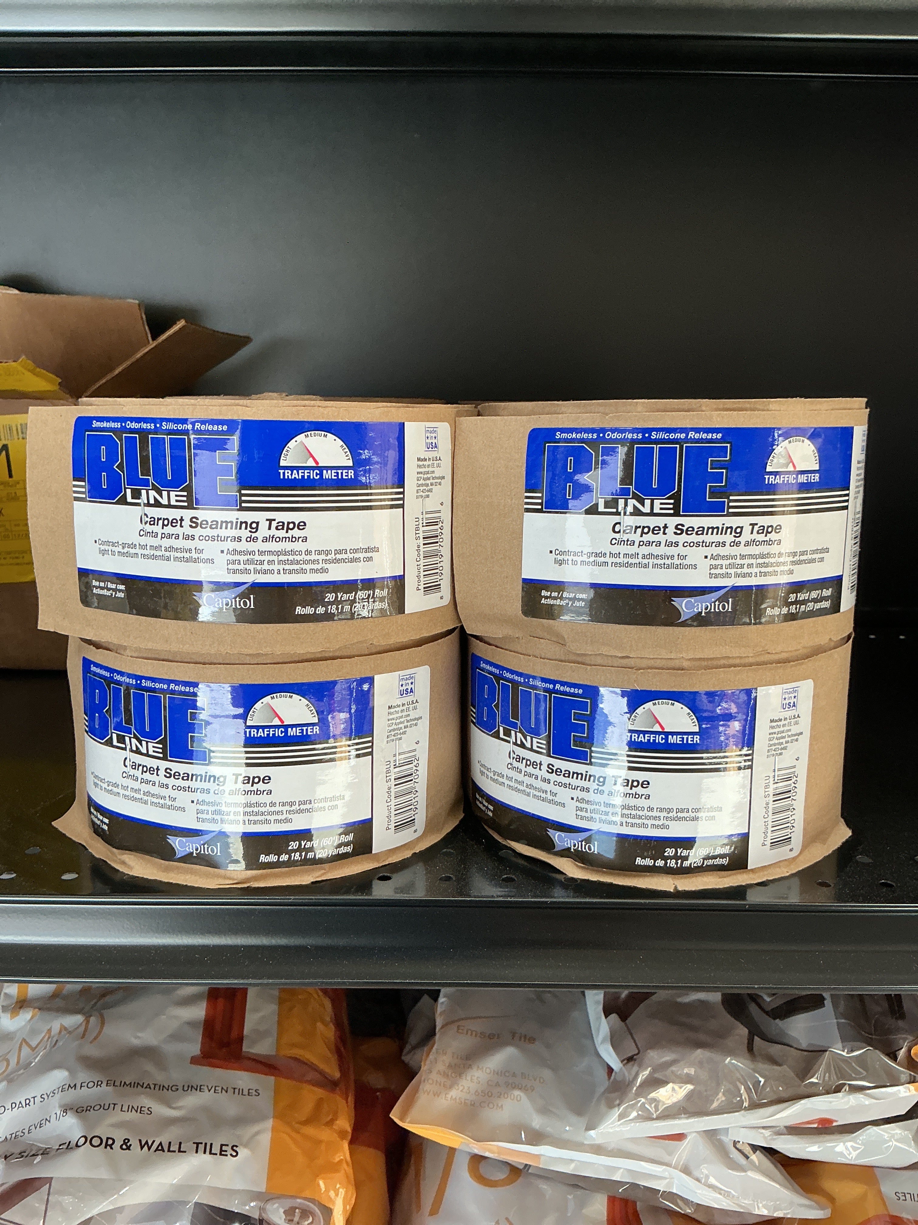 Blue Line Carpet Seaming Tape (20 Yard Rolls)