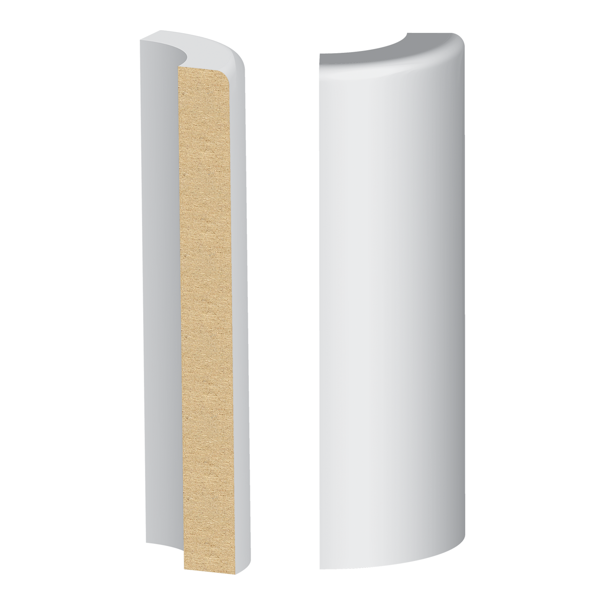 EASED EDGE / CRAFTSMAN BASE CORNER PRIMED 1/2" X 4-1/2"