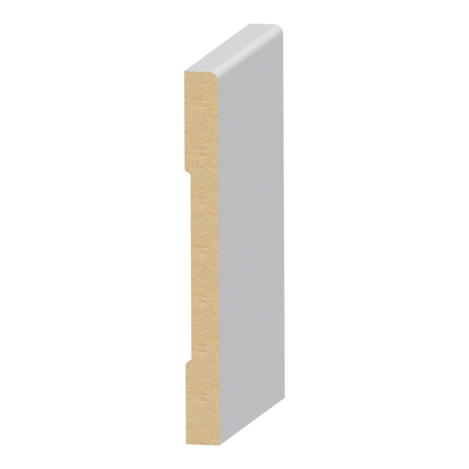 EASED EDGE / CRAFTSMAN BASE UL MDF PRIMED 1/2" X 5-1/2" 16-LF