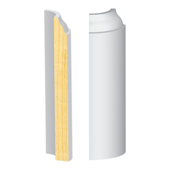 CORONADO BASE CORNER PRIMED 9/16" X 5-1/4"