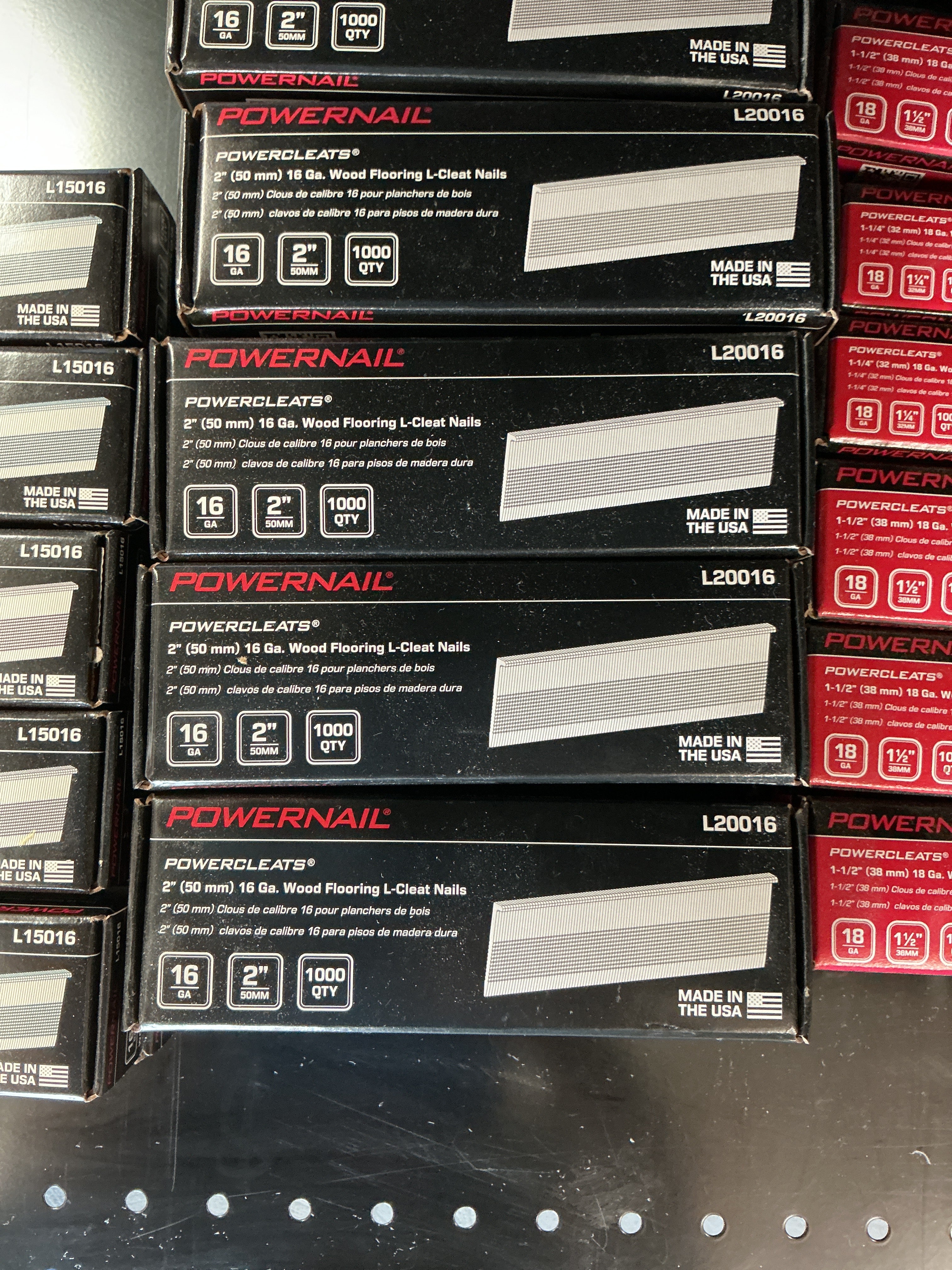 PowerNails 2 in. L-Powercleats 16 Gauge (1000 per Box)