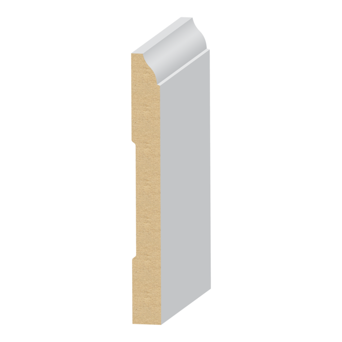 CORONADO BASE UL MDF PRIMED 9/16" X 5-1/4" 16-LF
