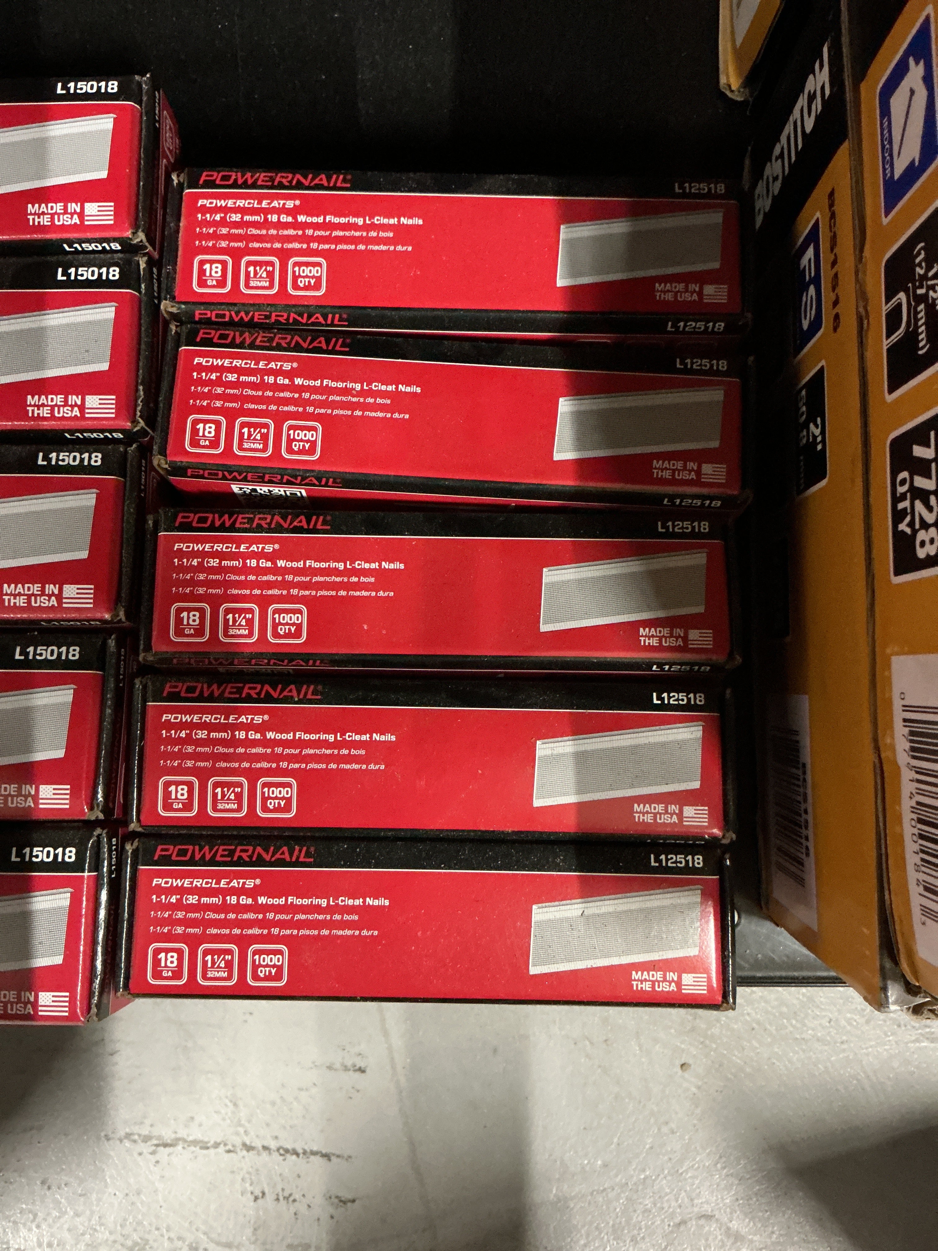 PowerNails 1 1/4 in. L-Powercleats 18 Gauge (1000 per Box)