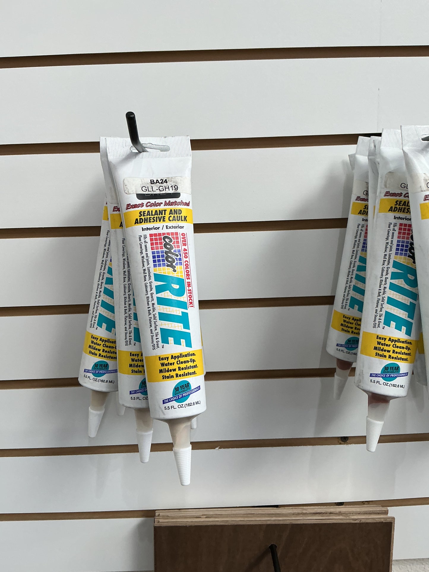 Color Rite Acrylic Sealant & Adhesive Caulking 5.5 Oz Tube