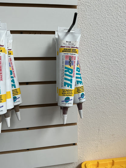 Color Rite Acrylic Sealant & Adhesive Caulking 5.5 Oz Tube