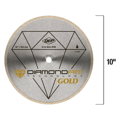 QEP 10" Diamond Blade - Gold Series