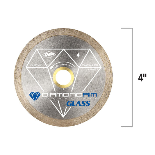 QEP 4" Diamond Blade - Glass Series