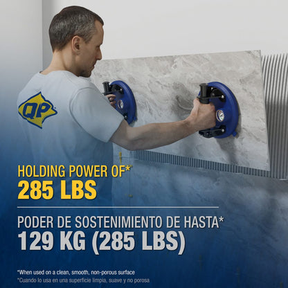 QEP 8" Pump Suction Cup with Gauge