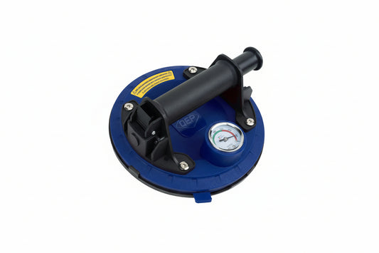 QEP 8" Pump Suction Cup with Gauge