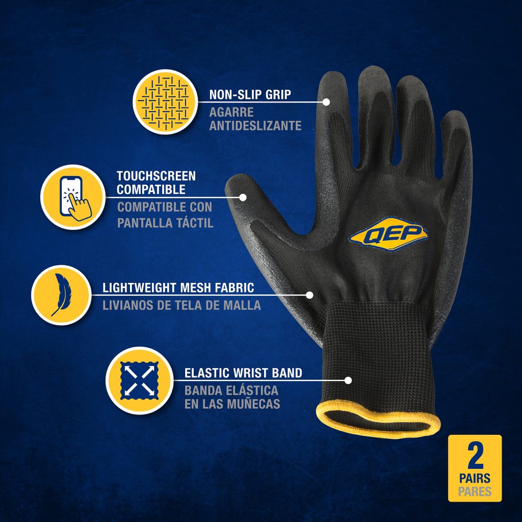 QEP SureGrip® Tiler’s Gloves