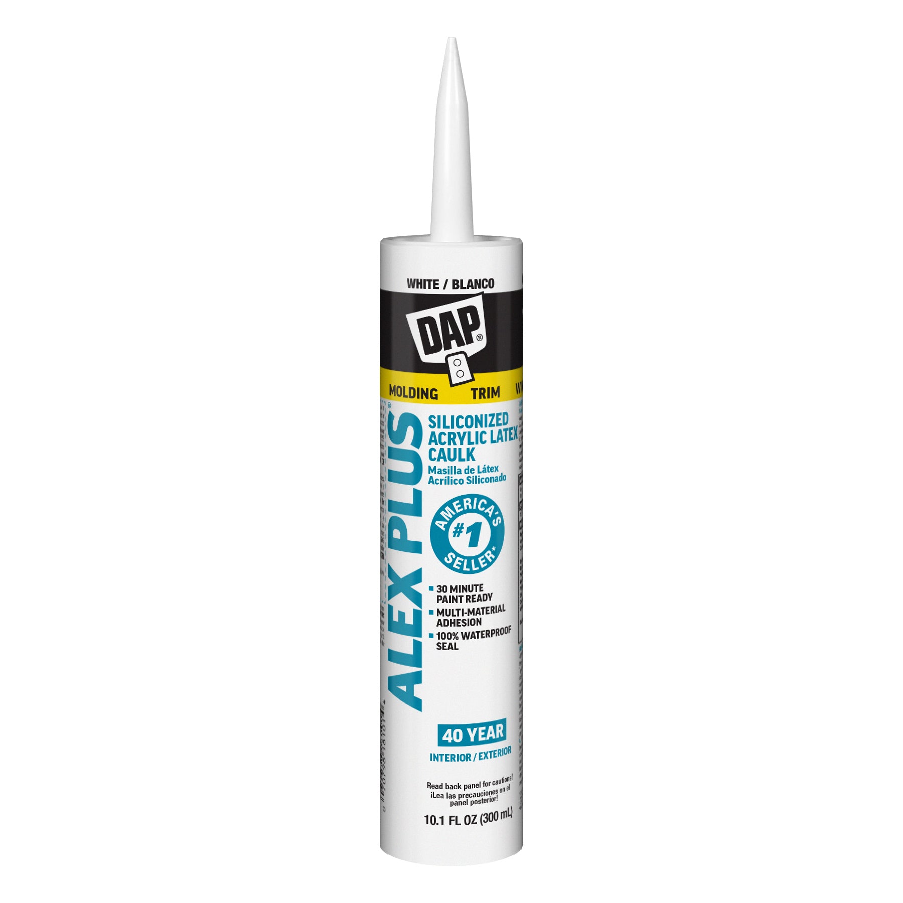 DAP Alex Plus Acrylic Caulking White 10.1oz