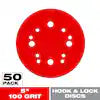 DIABLO 5 in. 100-Grit Hook and Lock ROS Sanding Discs