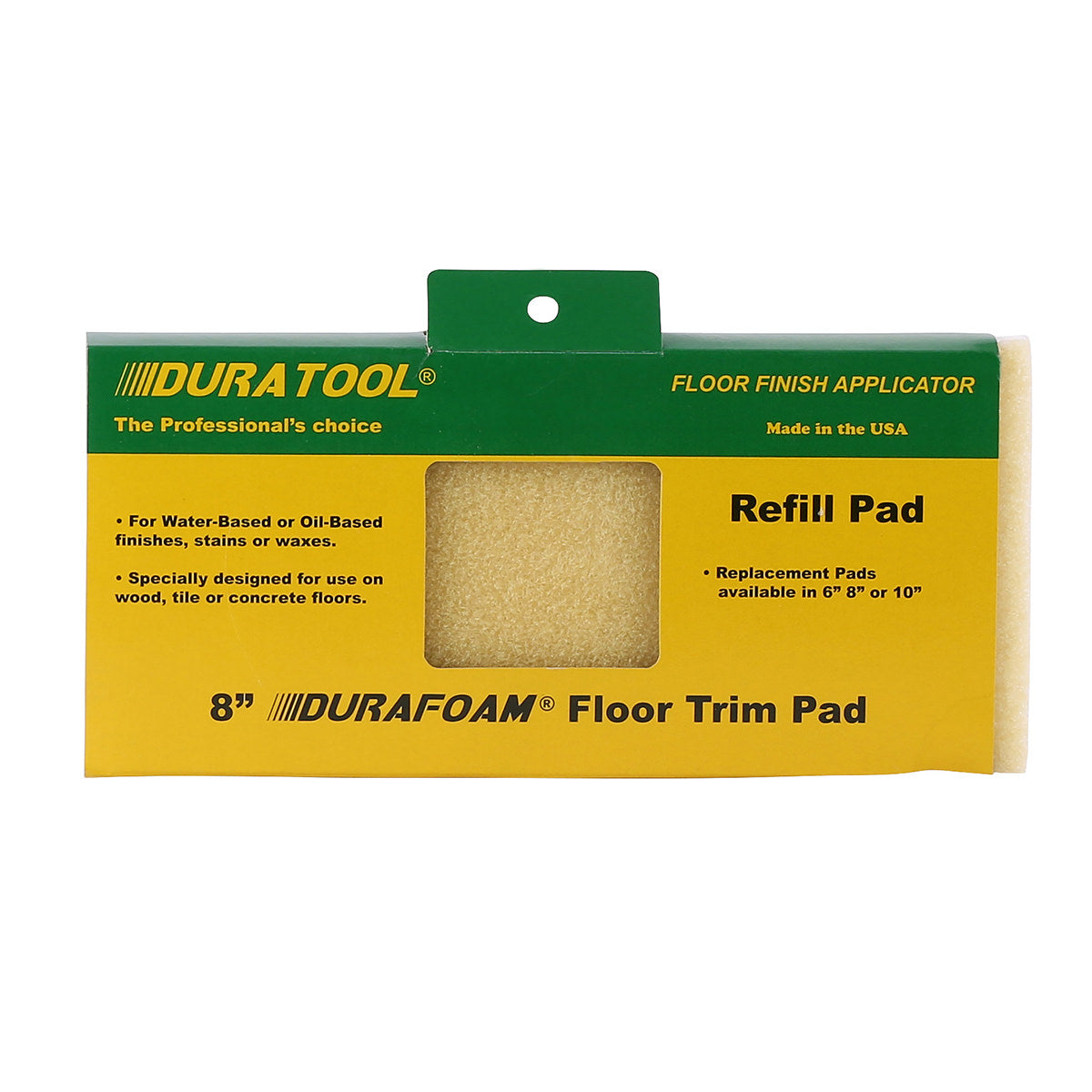 DuraTool 8" Durafoam Floor Trim Pad Refill