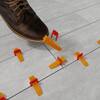 QEP Xtreme Red 1/8 in. Clip, Part A of 2-Part Tile Leveling System 500-Pack