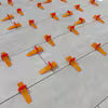 QEP Xtreme Red 1/8 in. Clip, Part A of 2-Part Tile Leveling System 500-Pack