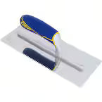 QEP 3/16 in. x 5/32 in. Comfort Grip V-Notch Flooring Trowel