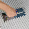 QEP 1/2 in. x 1/2 in. x 1/2 in. Comfort Grip Square-Notch Flooring Trowel